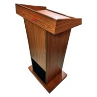 wooden podium with inbuilt PA System sp-652