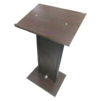 Wooden and Metal Podium Stand