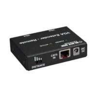 Black Box AC555A-REM-R2: back side with Cat5 input and power port.