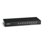 Black Box AVSP-HDMI1X8 8-Port HDMI Splitter with Audio, front view, showing LED indicators