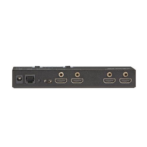 Ports view of Black Box 4K HDMI Matrix Switch VSW-HDMI4X2-4K