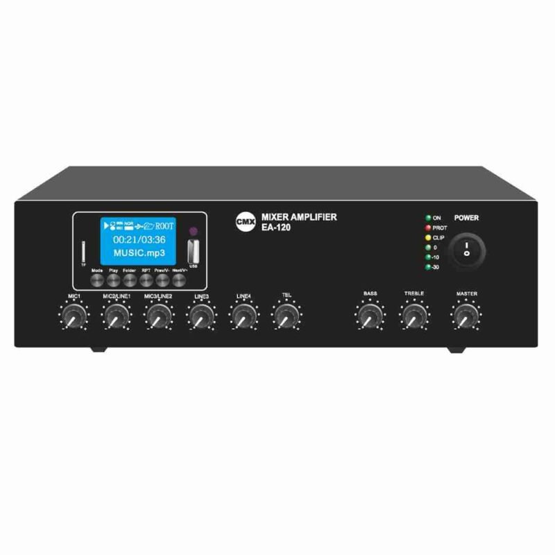 CMX EA-120 - Mixer Amplifier with Bluetooth