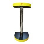 Yellow Wooden & Stainless Steel Podium Stand