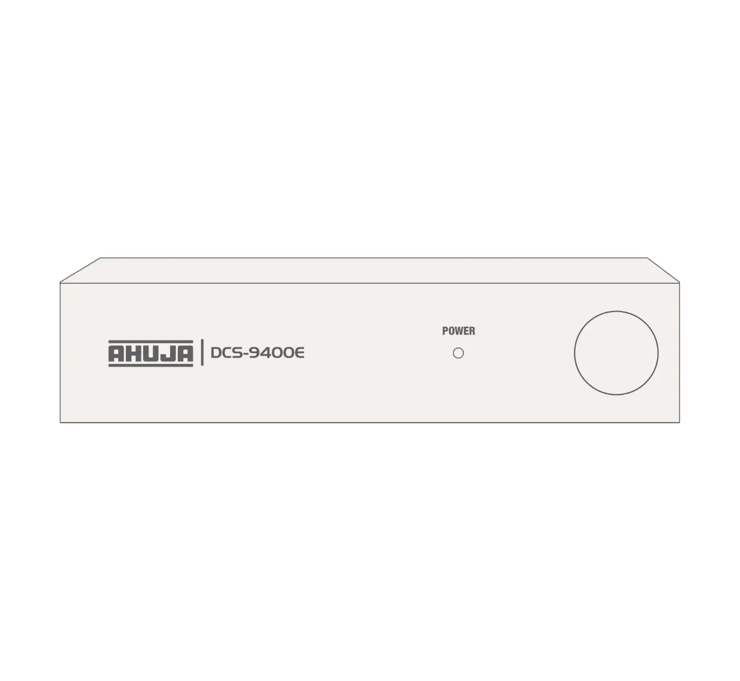 Front view of AHUJA DCS-9400E Digital Conference Expansion Unit