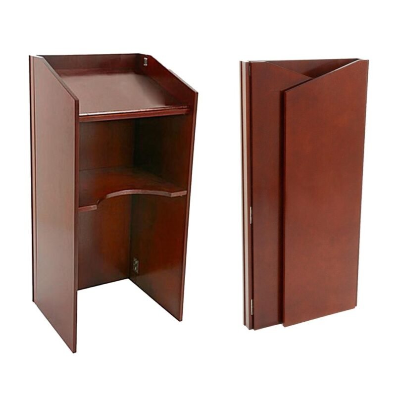 Portable Foldable Wooden Podium Stand (SP-503)