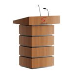 Teak plywood Wood Podium SP-522