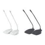 Studiomaster Vāk 10.c Chairman Unit & Vāk 10.d Delegate Unit with built-in speaker and detachable microphone.