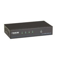 Front view of Black Box VSP-HDMI1X4-4K – high-performance 4K HDMI splitter with LED indicator