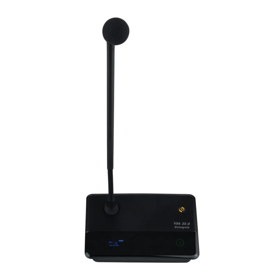 Studiomaster Vāk 30.D wireless delegate microphone unit for conference discussion system