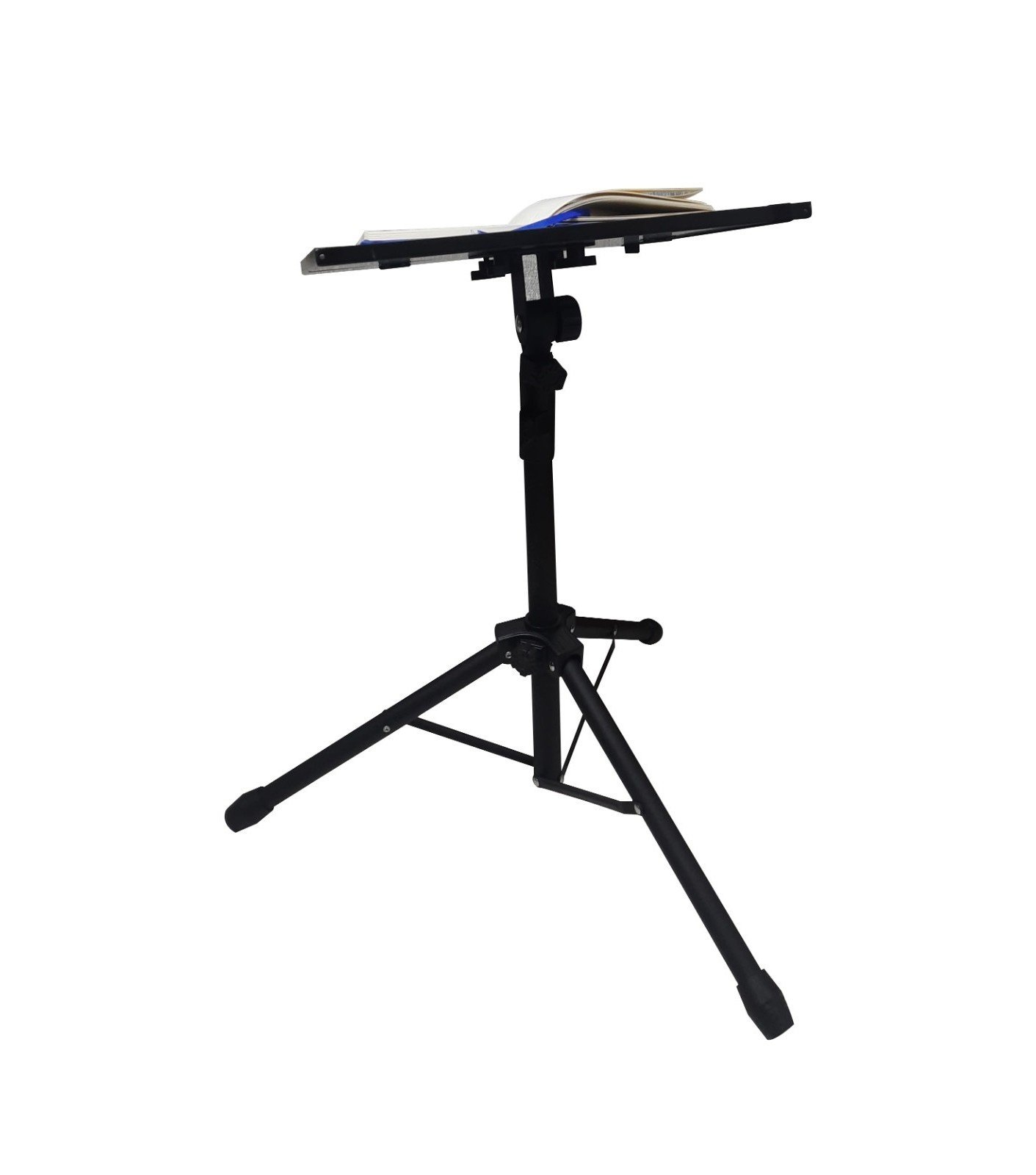 Book kept on Height Adjustable Podium Stand