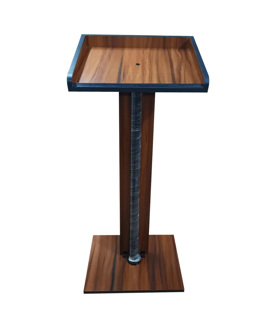 Back view of Wooden Podium Stand