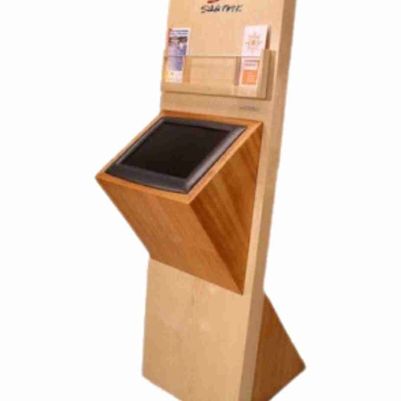 Wooden Touch Screen Kiosk