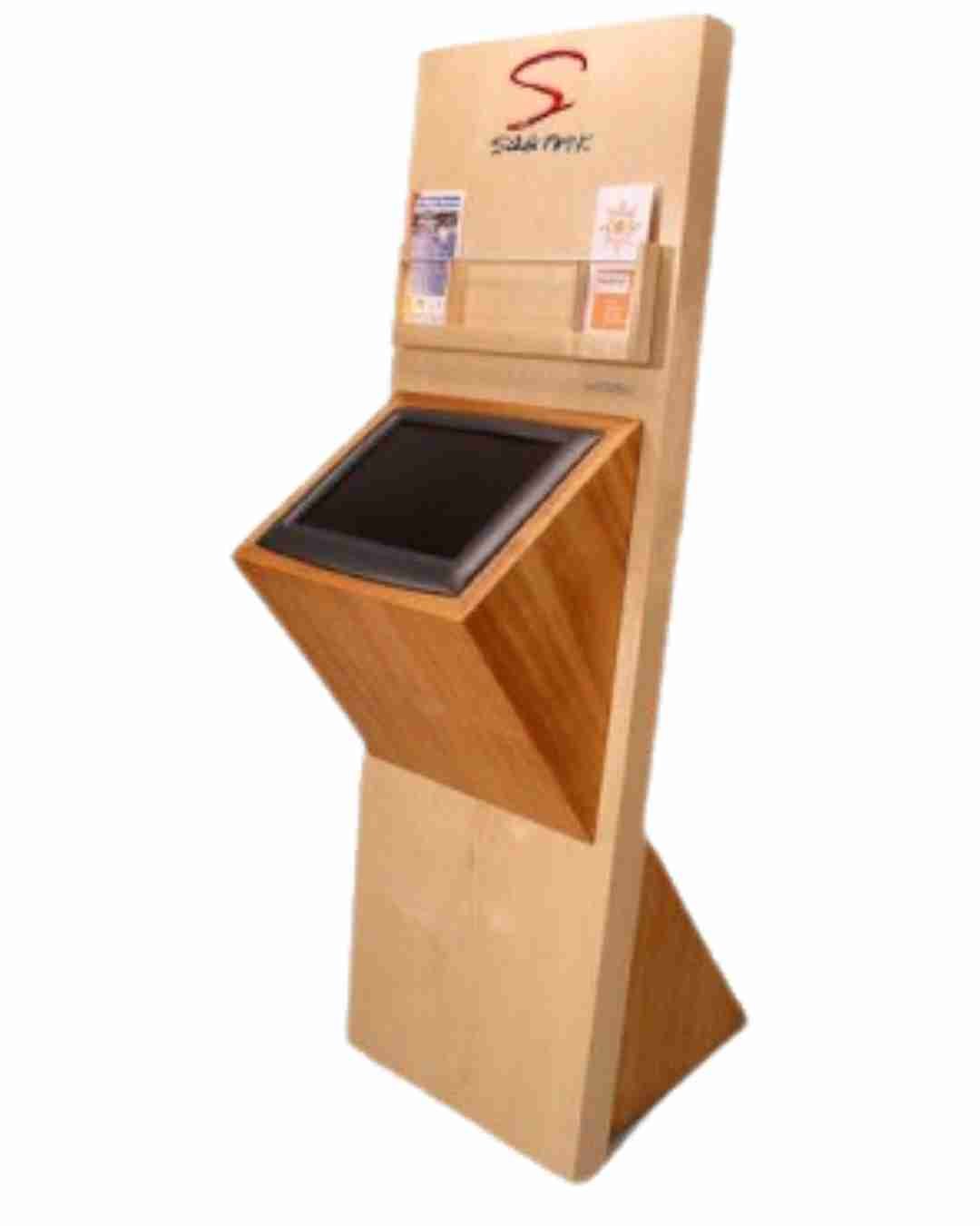 Wooden Touch Screen Kiosk