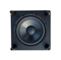DNM Pace Active Subwoofer Diamond 12 showcasing the 12-inch woofer and MDF cabinet design