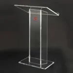 transparent acrylic podium stand