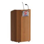 Natural Finish Wooden Podium SP-534